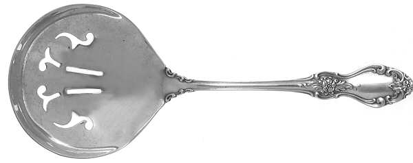 Old Virginia (Sterling) Solid Bon Bon Spoon with Pierced Bowl