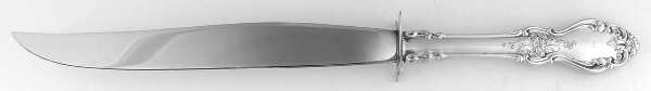 Old Virginia (Sterling) Large Carving/Roast Knife StnlBl w/Sterling Guard
