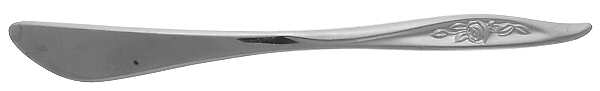 One Rose (Stainless, 1962) Flat Handle Butter Spreader