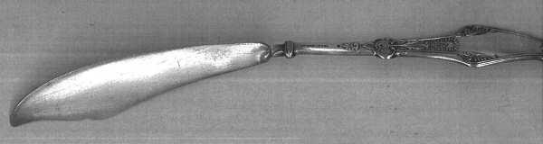 Orient (Silverplate, 1879) Flat Twisted Handle Master Butter Knife