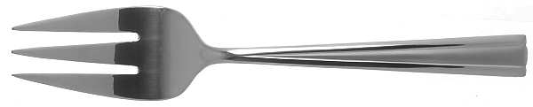Ovation (Stainless, Frosted Handle) Large Solid Cold Meat Serving Fork