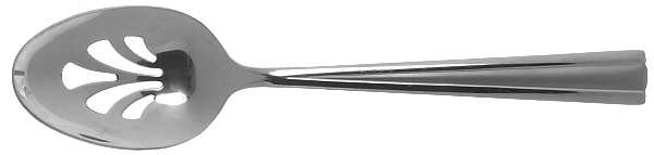 Ovation (Stainless, Frosted Handle) Pierced Tablespoon (Serving Spoon)