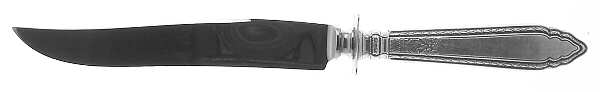Oxford (Sterling, 1928, No Monograms) Small Steak Carving Knife with Stainless Blade