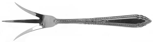Oxford (Sterling, 1928, No Monograms) Lemon Fork