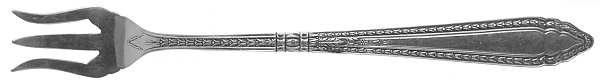 Oxford (Sterling, 1928, No Monograms) Oyster Fork