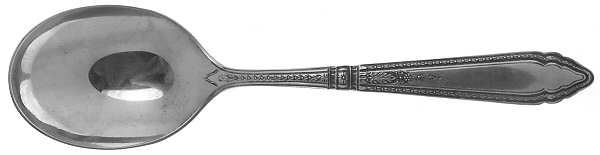 Oxford (Sterling, 1928, No Monograms) Round Bowl Soup Spoon (Gumbo)