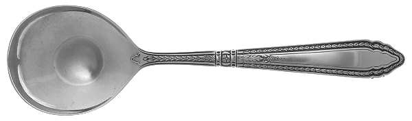 Oxford (Sterling, 1928, No Monograms) Round Bowl Soup Spoon (Bouillon)