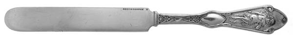 Pearl (Silverplate, 1898) Youth Knife, Solid Piece