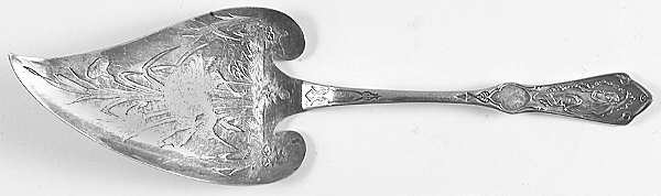 Pearl (Silverplate, 1898) Large Solid Pie Knife