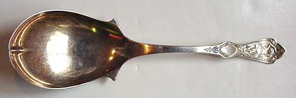 Pearl (Silverplate, 1898) Oversize Solid Salad Serving Spoon