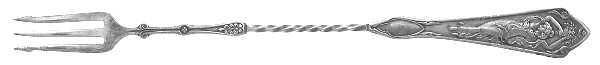 Pearl (Silverplate, 1898) Long Handle Pickle/Olive Fork