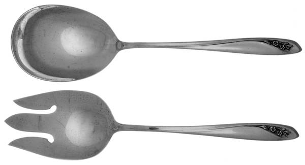 Petite Fleur (Sterling, 1961) (2 Pc) Solid Salad Set