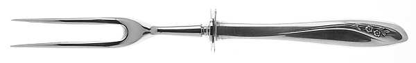 Petite Fleur (Sterling, 1961) Small Carving Fork W/Sterling Guard
