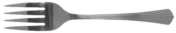 Pennant (Stainless) Medium Solid Cold Meat Serving Fork
