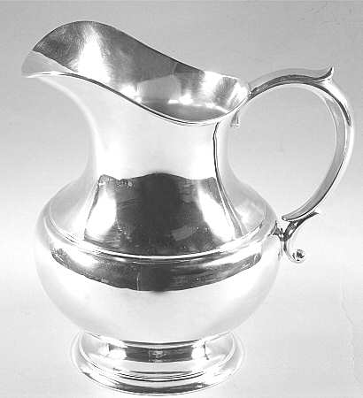The Pilgrim (Sterling) Sterling Water Pitcher