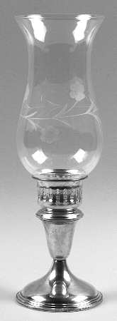 The Pilgrim (Sterling) Weighted Hurricane Lamp & Globe