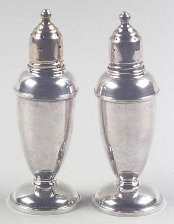 The Pilgrim (Sterling) Weighted Salt and Pepper Set