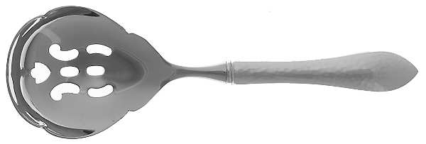 Sterling Antique (Sterling, 1999) Pierced Serving Spoon with Stainless Bowl