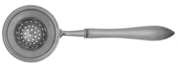Pointed Antique (Sterling, 1895) Tea Strainer Overcup Serving-Stainless Bowl HC