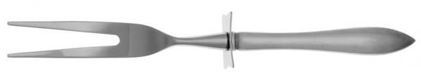 Pointed Antique (Sterling, 1895) Carving Fork Small with Stainless Prongs HC