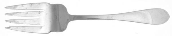 Pointed Antique (Sterling, 1895) Medium Solid Cold Meat Serving Fork