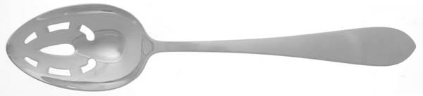 Pointed Antique (Sterling, 1895) Pierced Tablespoon (Serving Spoon)