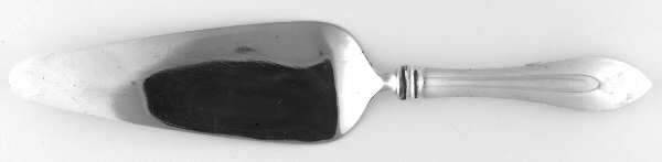Pointed Antique (Sterling, 1895) Hollow Handle Pie Server, Sterling Blade