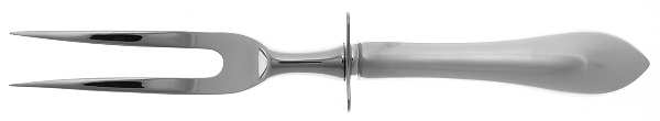 Pointed Antique (Sterling, 1895) Small Steak Carving Fork with Stainless Prongs