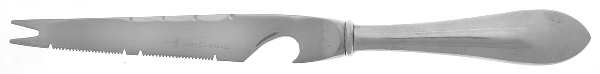 Pointed Antique (Sterling, 1895) Hollow Handle Bar Knife