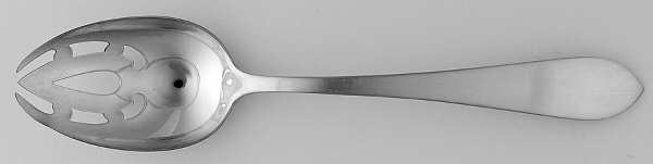 Pointed Antique (Sterling, 1895) Pierced Tablespoon (Serving Spoon)
