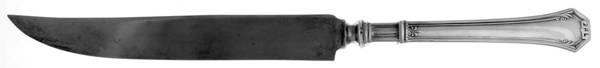 Pompeian (Silverplate, 1930) Large Stainless Blade Roast Carving Knife