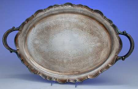 Provincial (Silverplate, Hollowware) Small Silverplate Waiter Tray