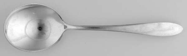 Queen Mary (Silverplate, 1930) Round Bowl Soup Spoon (Gumbo)