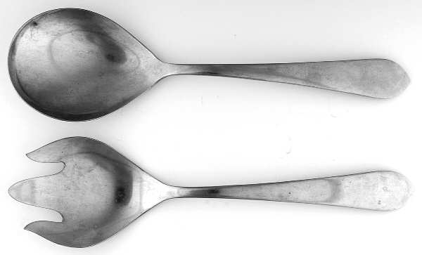 Rambouillet (Stainless) (2 Pc) Solid Salad Set
