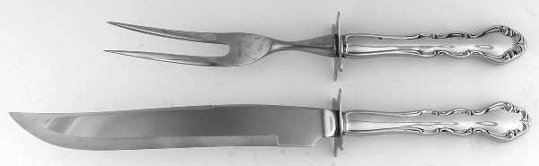 Regency (Stainless, 1965) Small Stainless Blade 2-Piece Steak Carving Set
