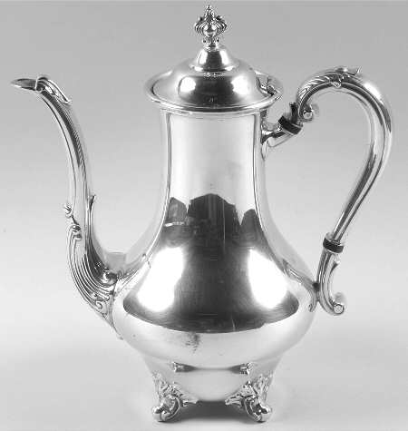 Regent-Plain (Silverplate Hollowware) Silverplate Demitasse Pot