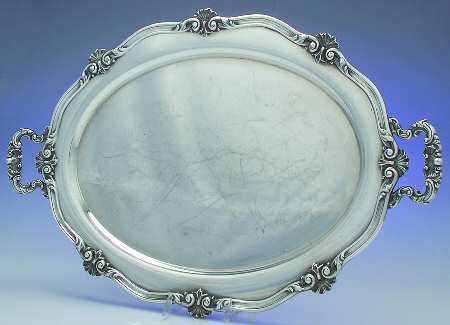 Regent-Plain (Silverplate Hollowware) Large Silverplate Waiter Tray