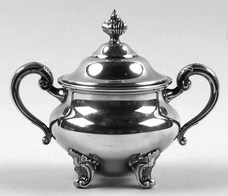 Regent-Plain (Silverplate Hollowware) Mini Sugar Bowl & Lid
