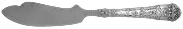 Renaissance (Silverplate, 1886, No Monos) Flat Handle Master Butter Knife