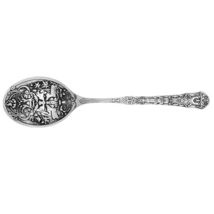 Renaissance (Silverplate, 1886, No Monos) Medium Solid Berry/Casserole Spoon