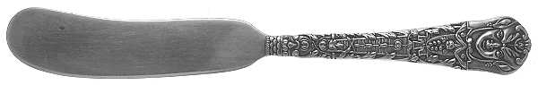 Renaissance (Silverplate, 1886, No Monos) Flat Handle Butter Spreader
