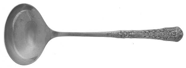 Renaissance (Silverplate, 1886, No Monos) Oyster Ladle Solid Piece