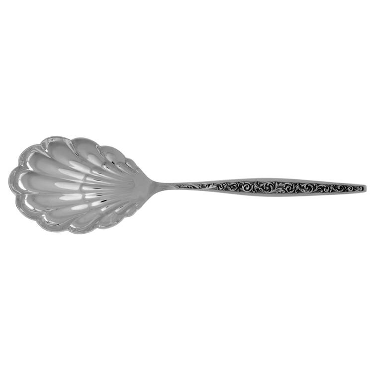 Renaissance Scroll (Sterling, 1969) Solid Salad Serving Spoon