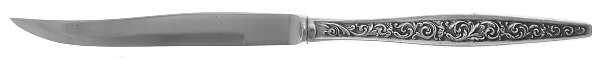 Renaissance Scroll (Sterling, 1969) Individual Steak Knife Hollow Handle