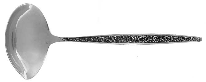 Renaissance Scroll (Sterling, 1969) Solid Piece Cream Ladle
