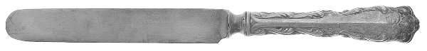 Rex (Silverplate, 1894) Blunt Hollow Knife with Bolster
