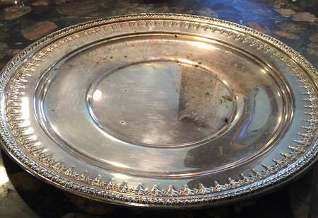 Riviera (Silverplate, Hollowware) 17" Round Tray