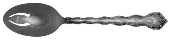 Rose Arbor (Sterling, 1979) Hollow Handle Pierced Tablespoon (Serving)