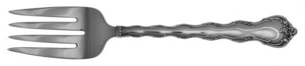 Rose Arbor (Sterling, 1979) Cold Meat Serving Fork Hollow Handle
