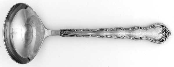 Rose Arbor (Sterling, 1979) Hollow Handle Gravy Ladle with Stainless Bowl